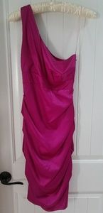 Magenta cocktail dress
